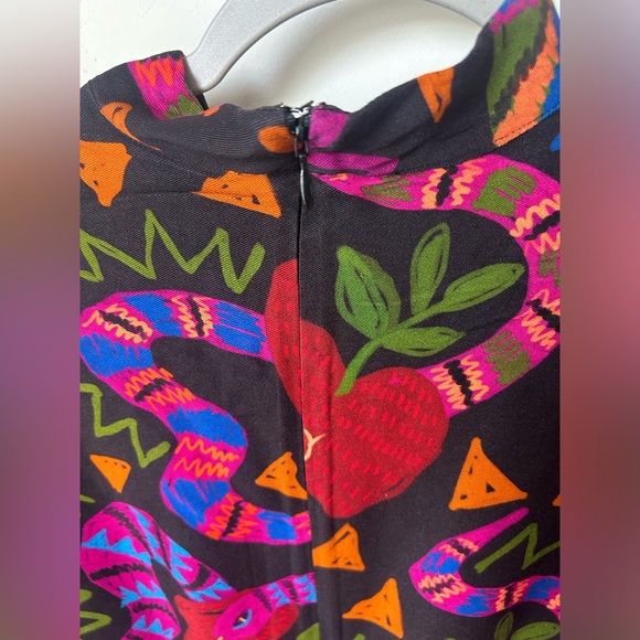 Farm Rio Snake Garden Midi Dress - Picture 6 of 6